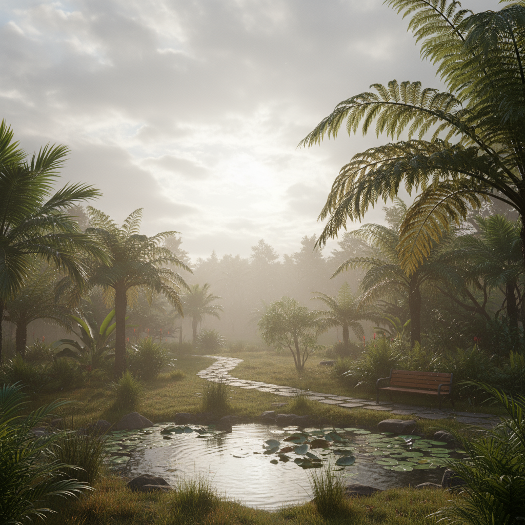 Cảnh ngoài trời ấm áp, ẩm ướt dưới bầu trời nhiều mây ở Đà Nẵng