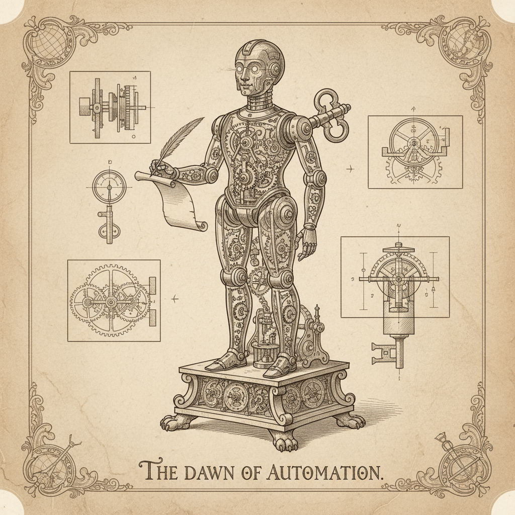 Automaton cổ điển hoặc hình ảnh từ vở kịch R.U.R.